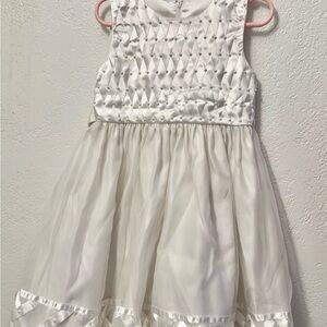 Cinderella White Sleeveless Formal Dress